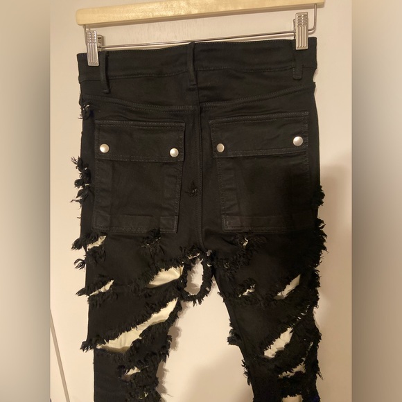 Rick Owens FW21 Gethsemane Runway Tyrone Slashed jeans - Picture 3 of 6